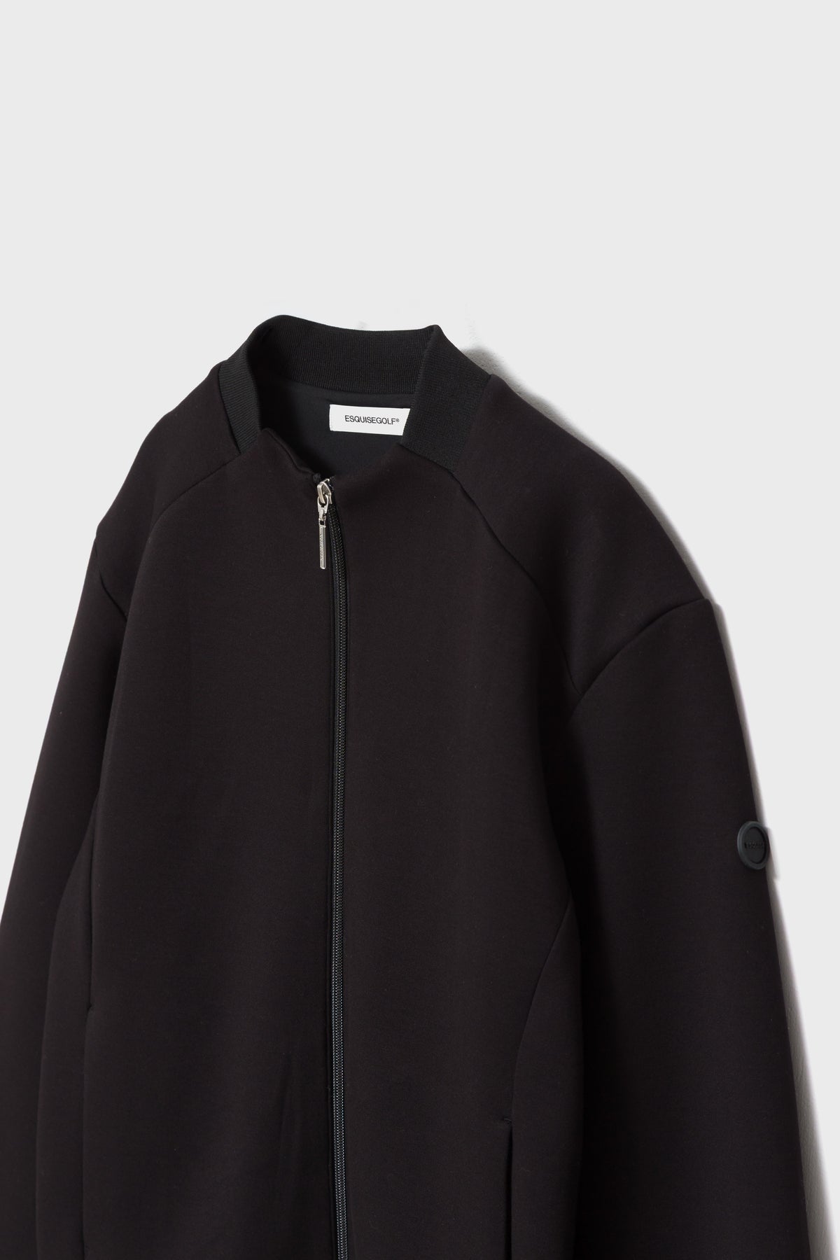COMFORT JERSEY ZIP JKT - Black