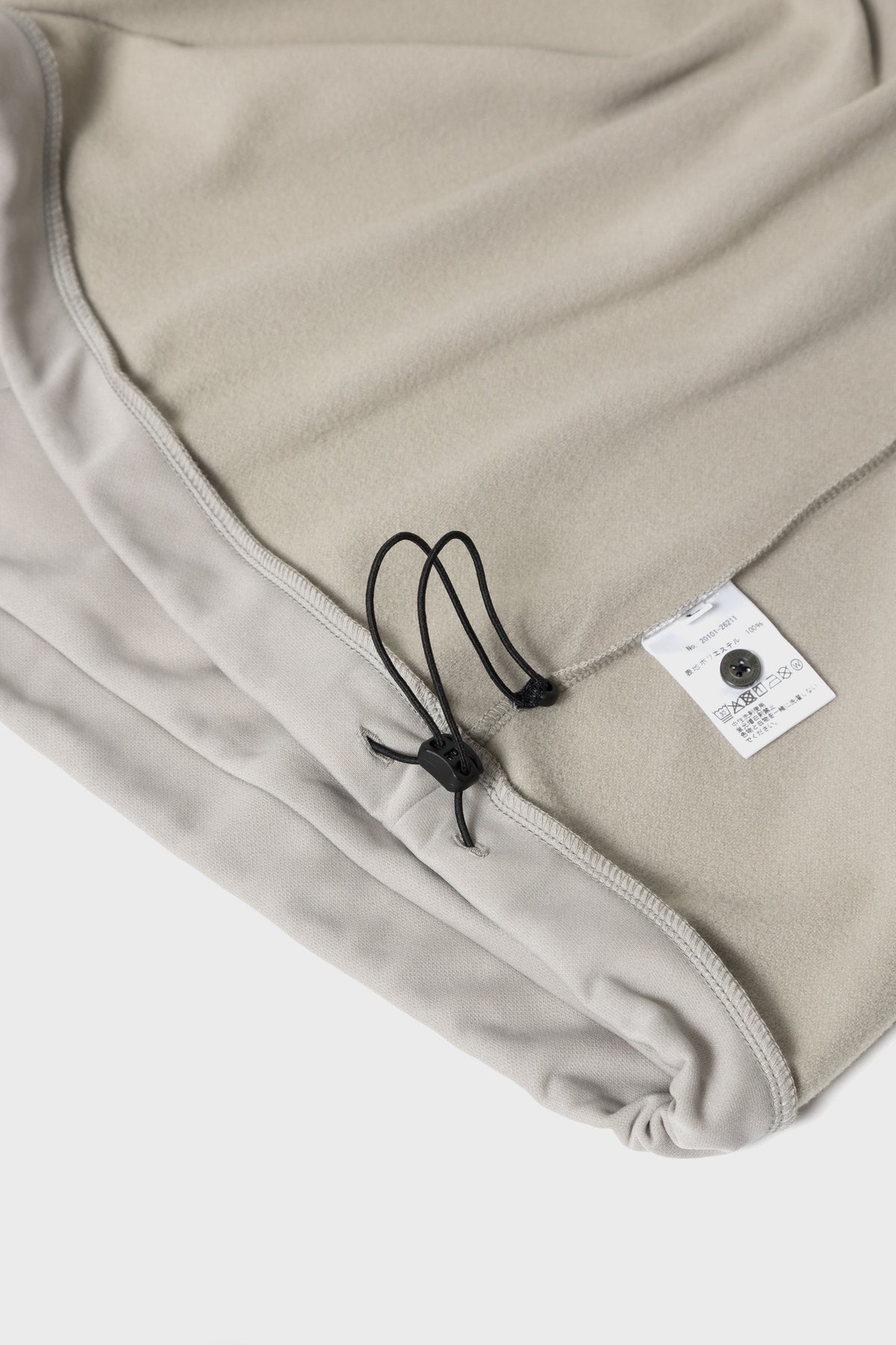 LIGHT FLEECE POLO - LightBeige