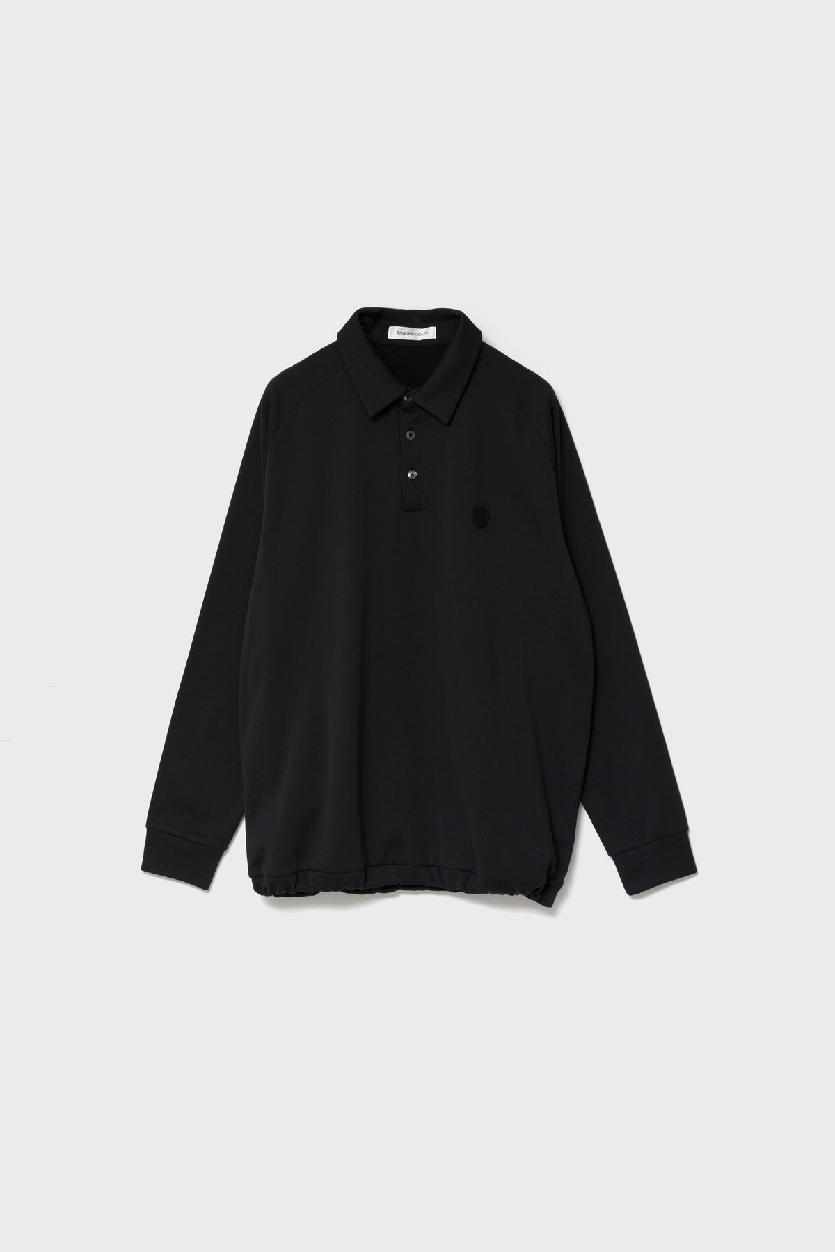 LIGHT FLEECE POLO - Black