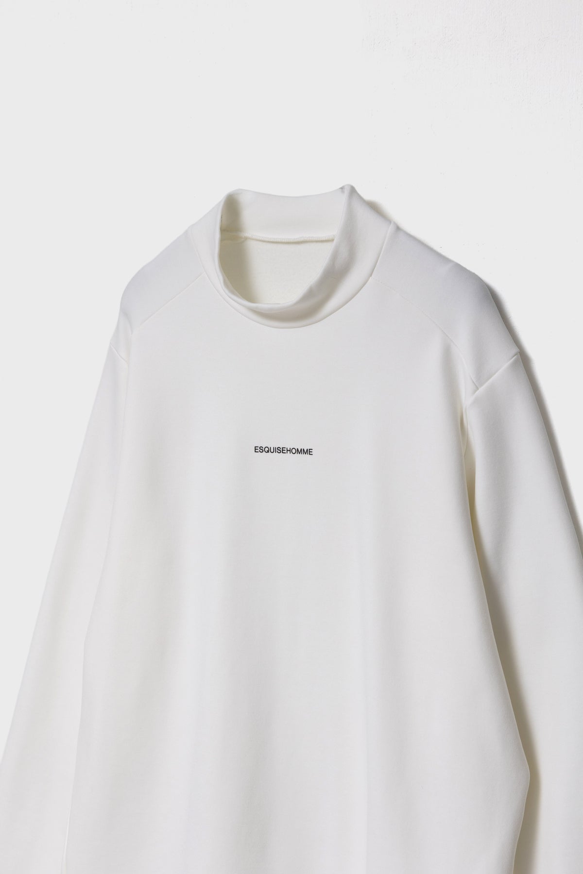 BASIC WARM MOCK NECK - White