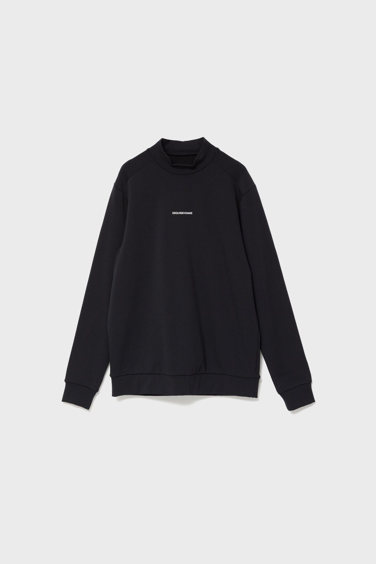 BASIC WARM MOCK NECK - Black