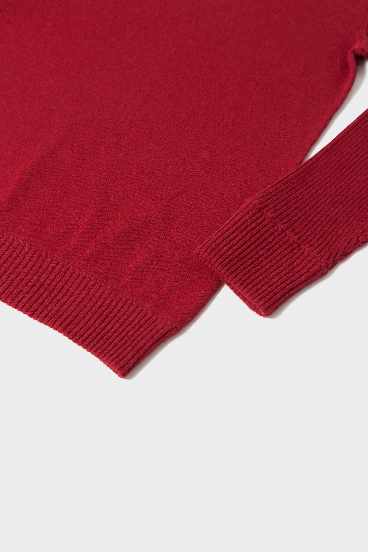 BLANC CASHMERE PULLOVER - Wine