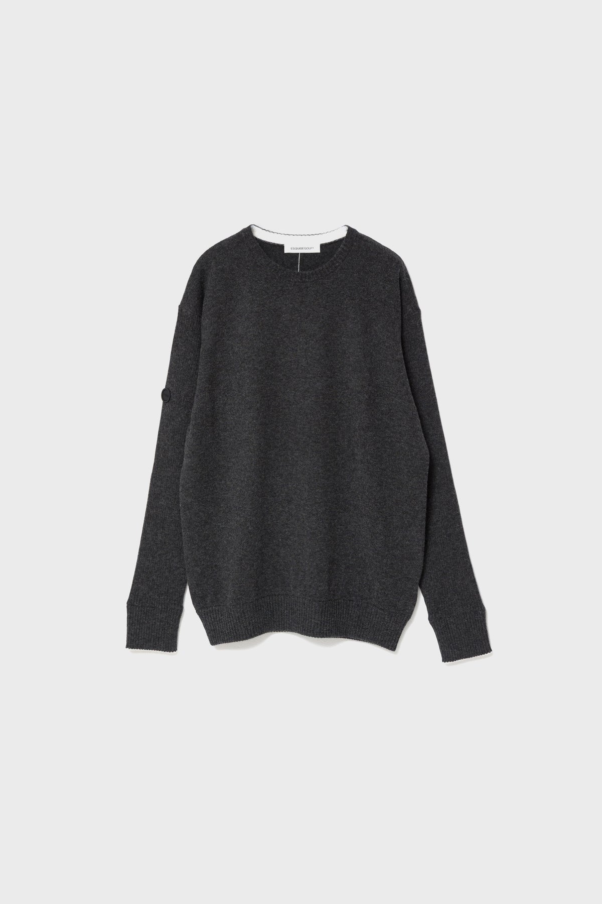BLANC CASHMERE PULLOVER - Carbon