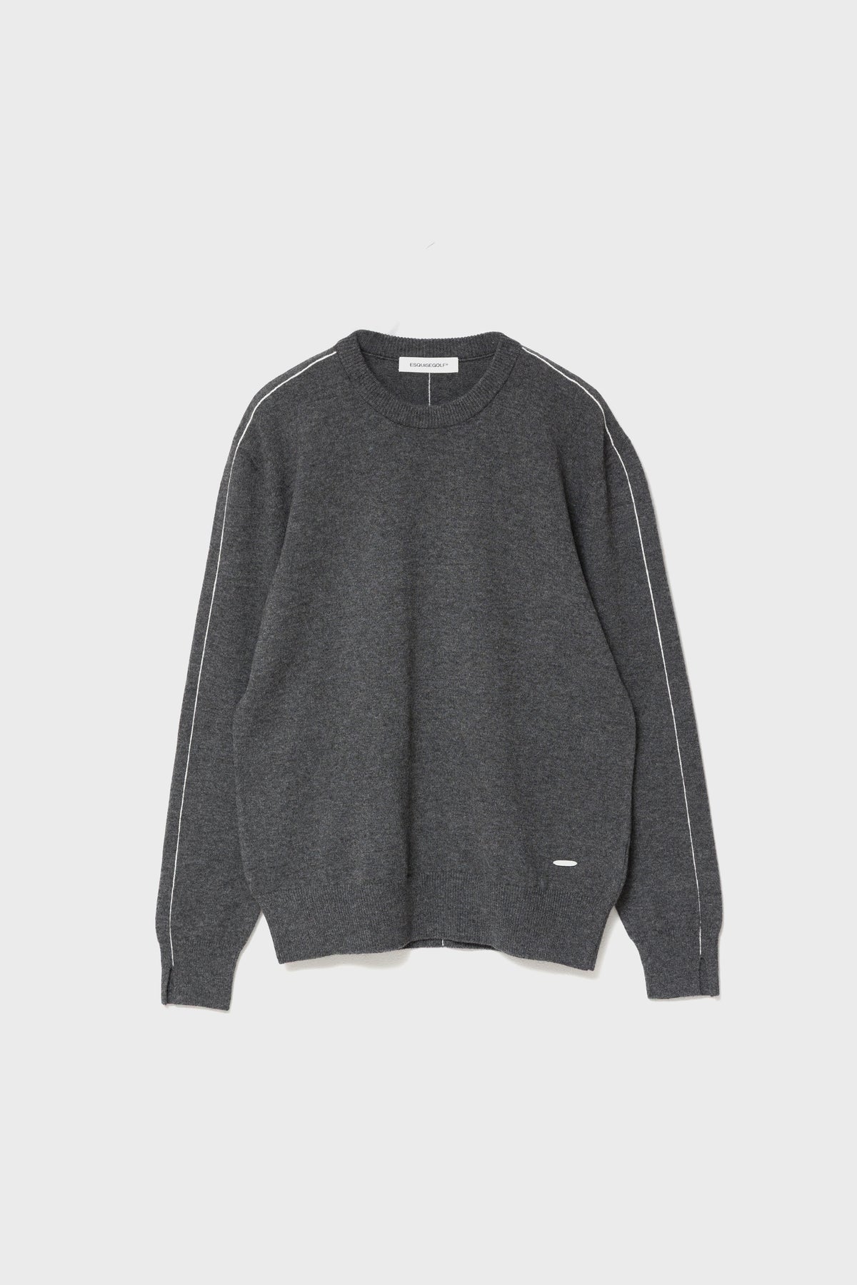 BLANC CASHMERE KNIT P/O - Charcoal
