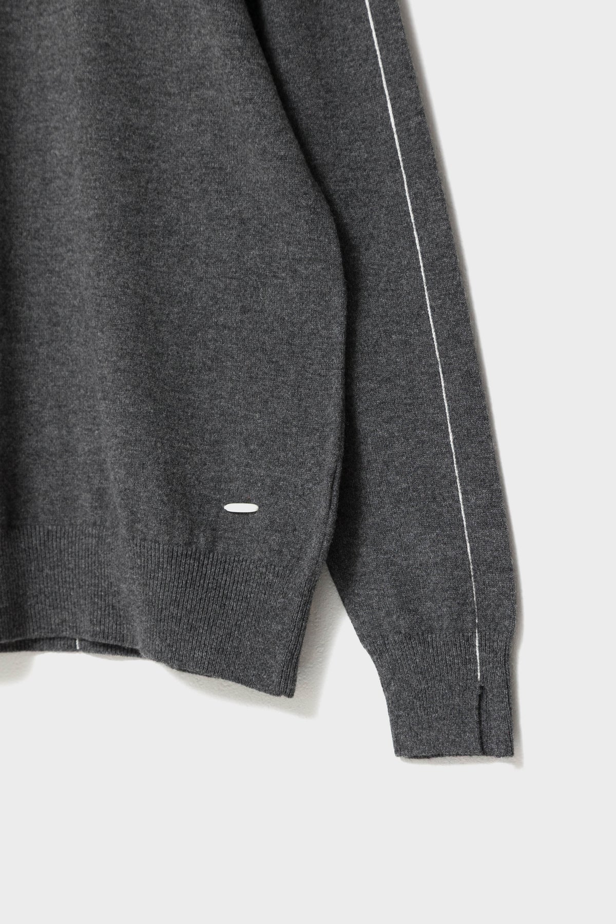 BLANC CASHMERE KNIT P/O - Charcoal