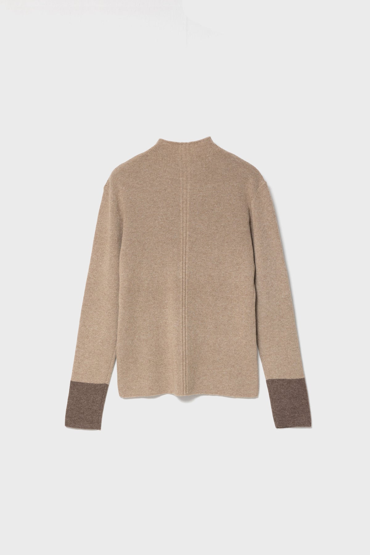 BLANC CASHMERE MOCK - Beige