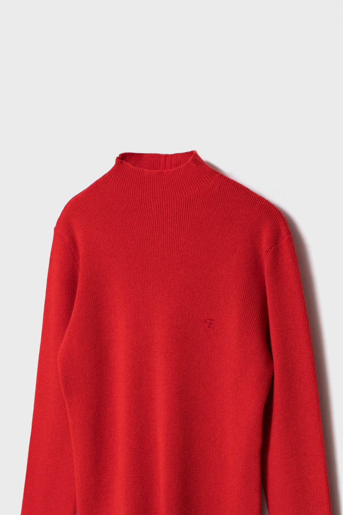 BLANC CASHMERE MOCK - Red