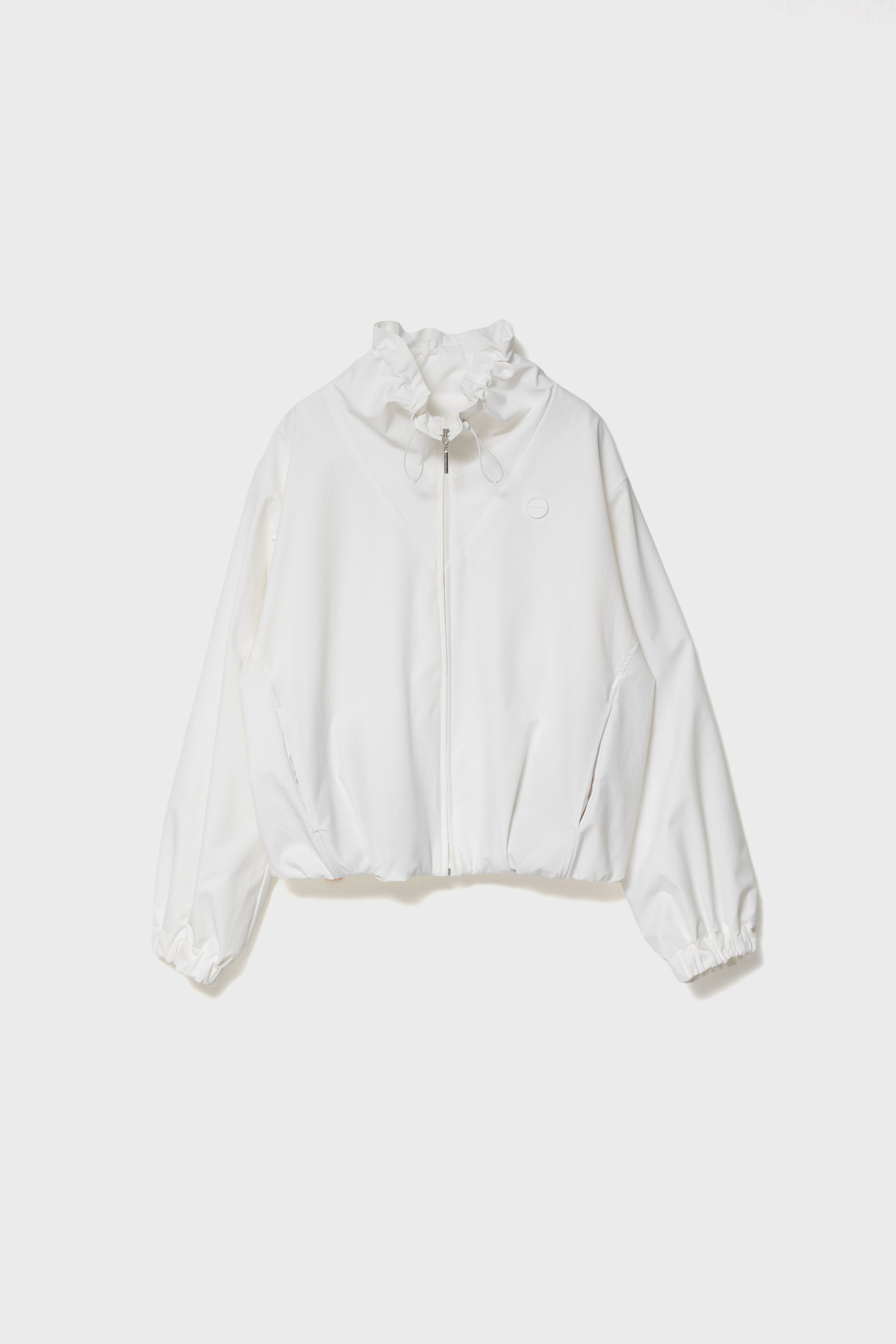 NYLON EFFORTLESS JKT - White
