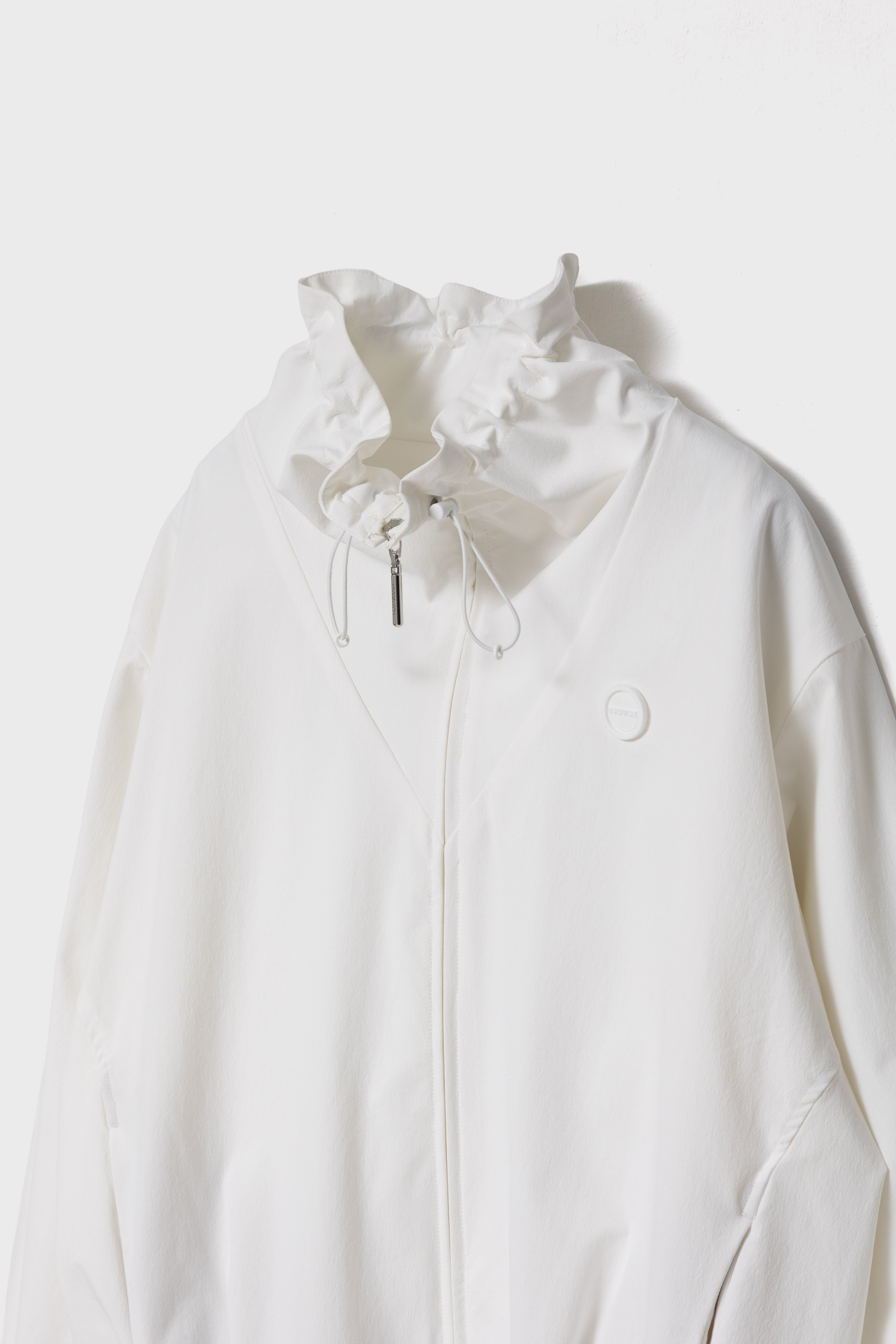 NYLON EFFORTLESS JKT - White