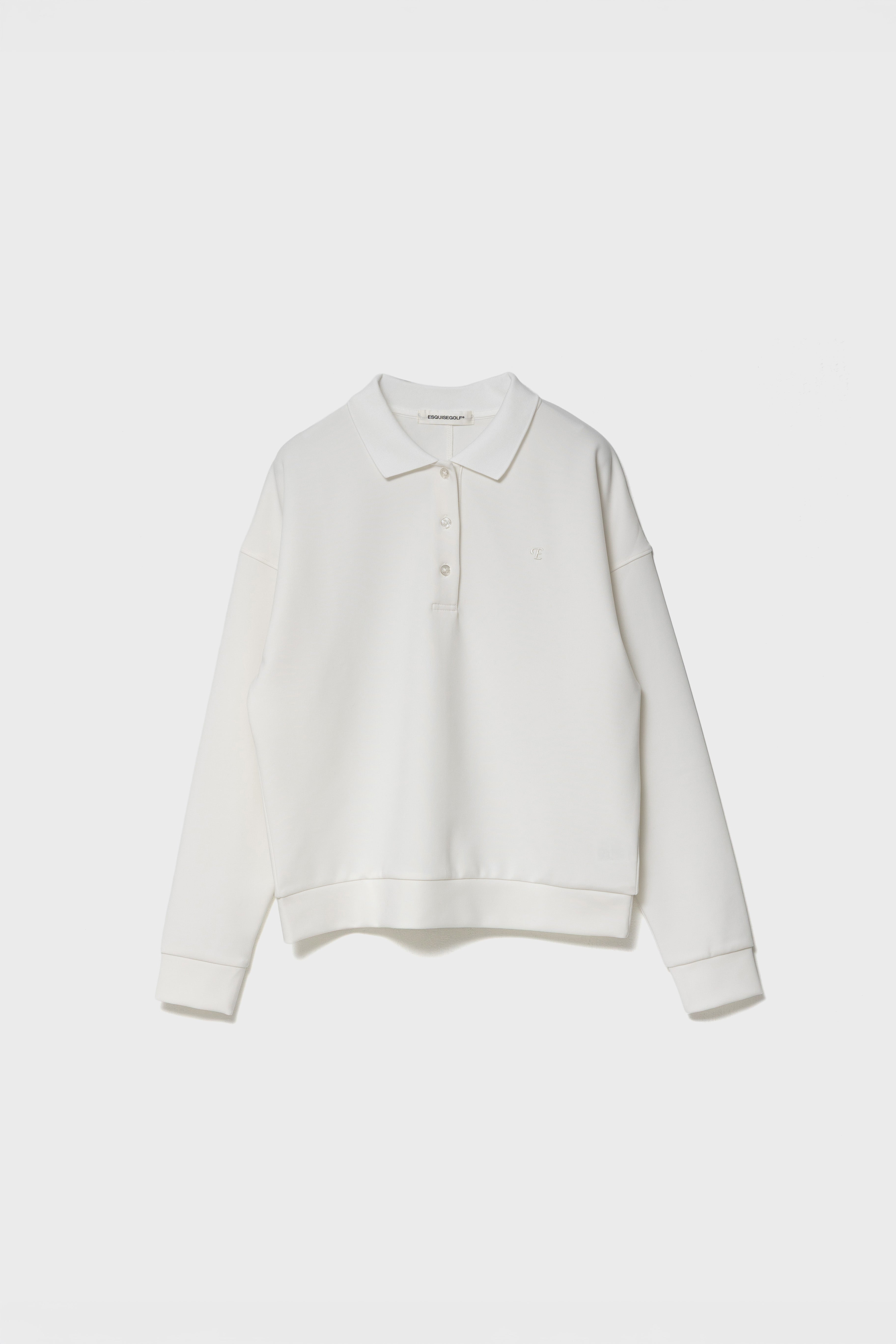 SMOOTH LONG POLO - White