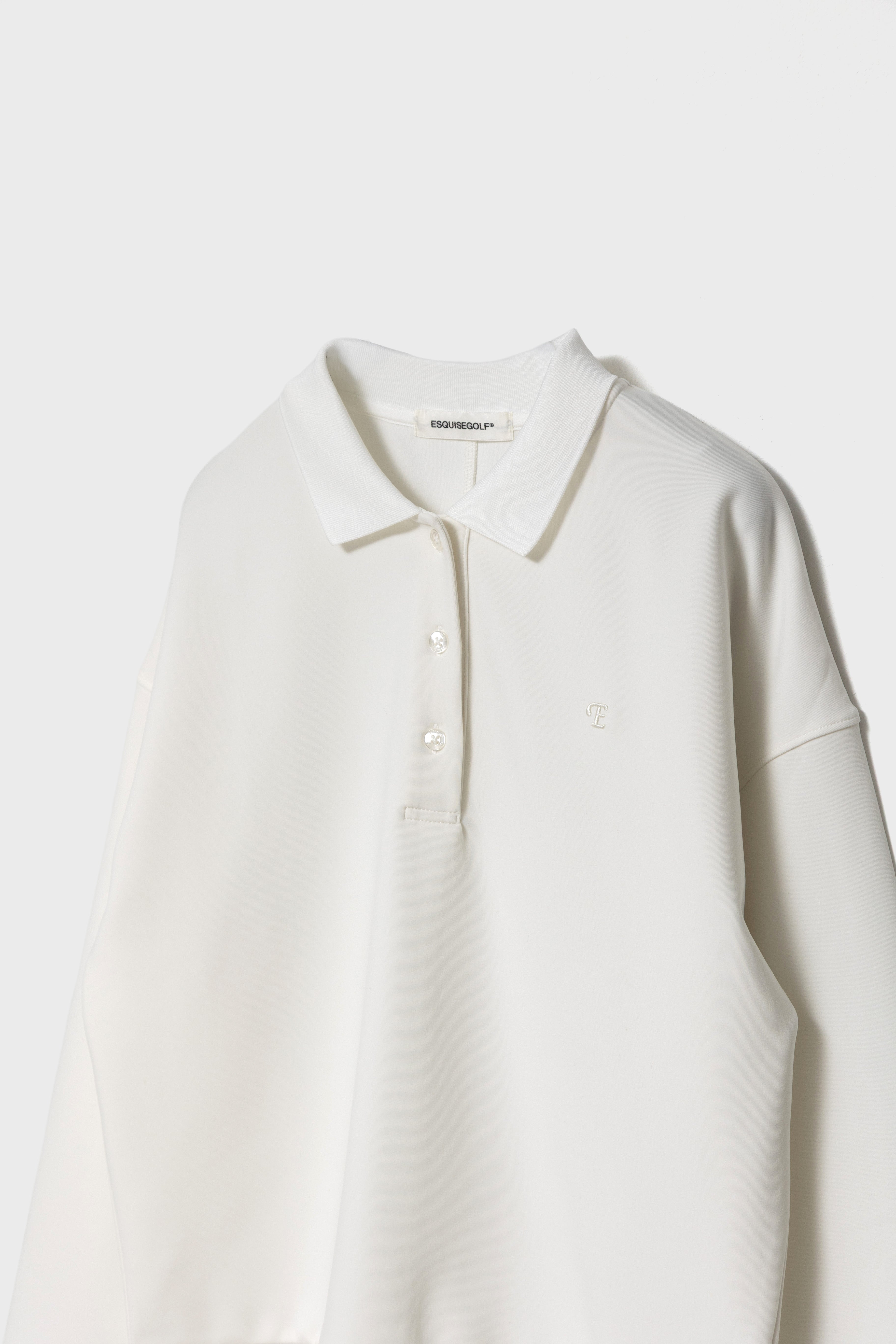 SMOOTH LONG POLO - White
