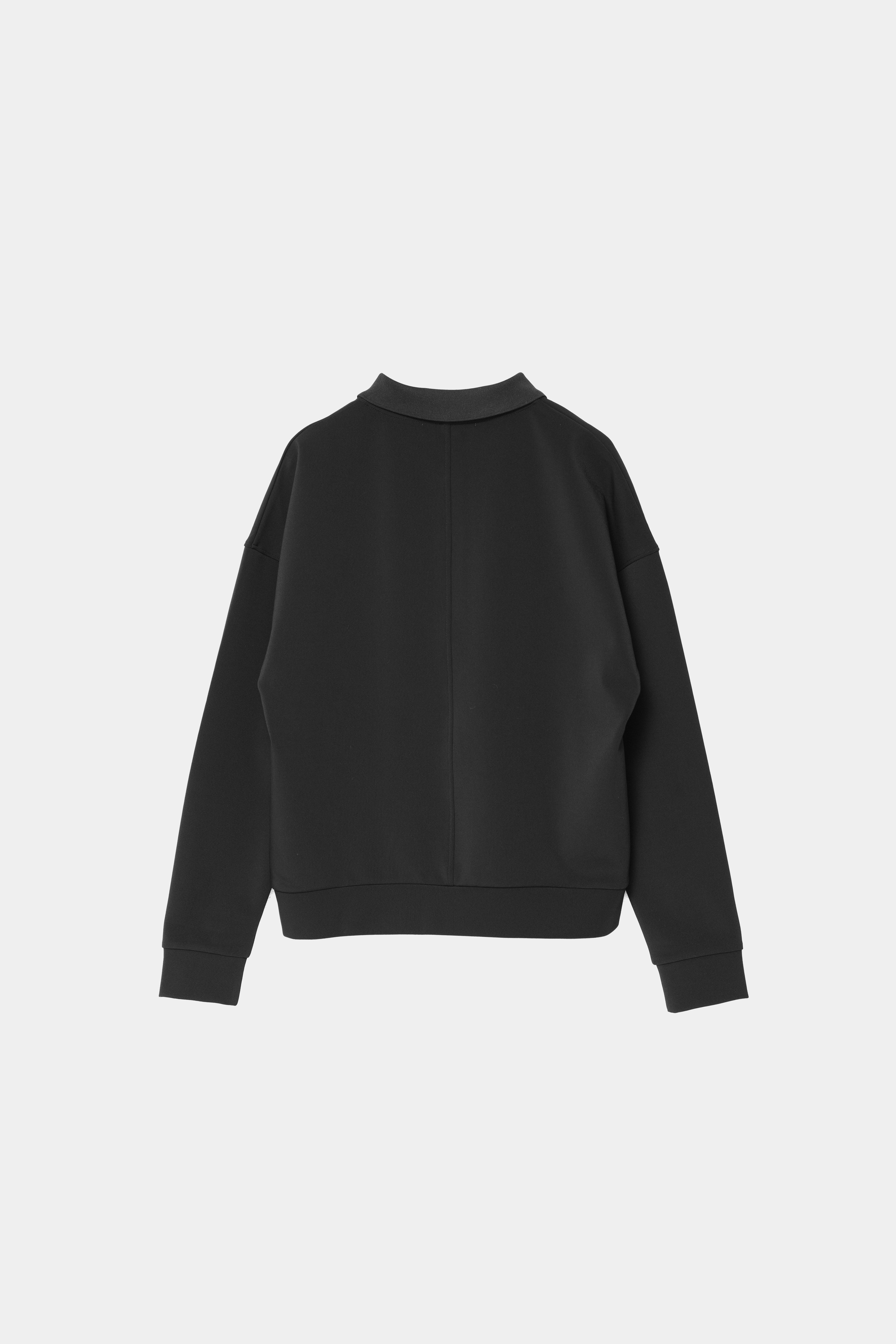 SMOOTH LONG POLO - Black