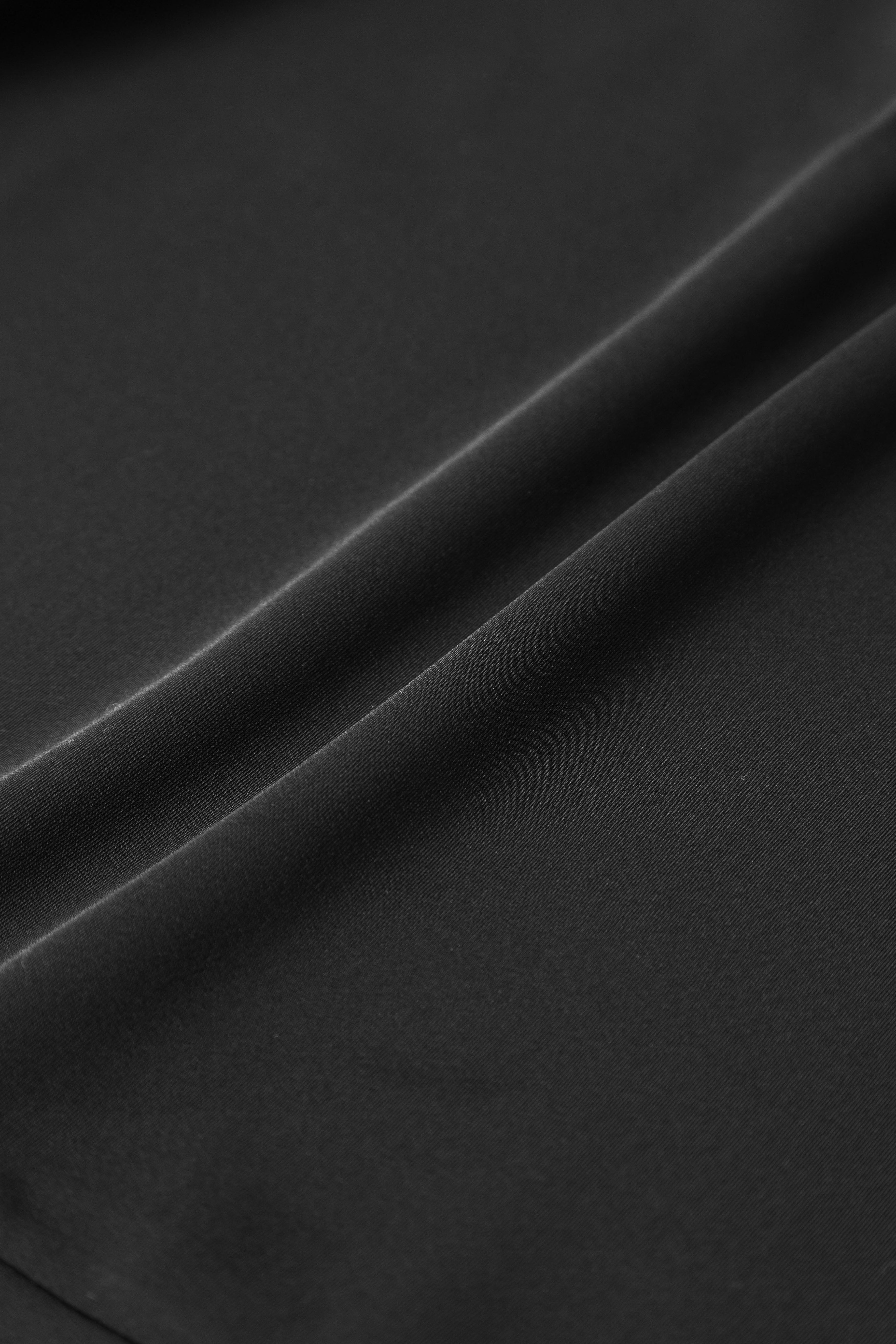 SMOOTH LONG POLO - Black