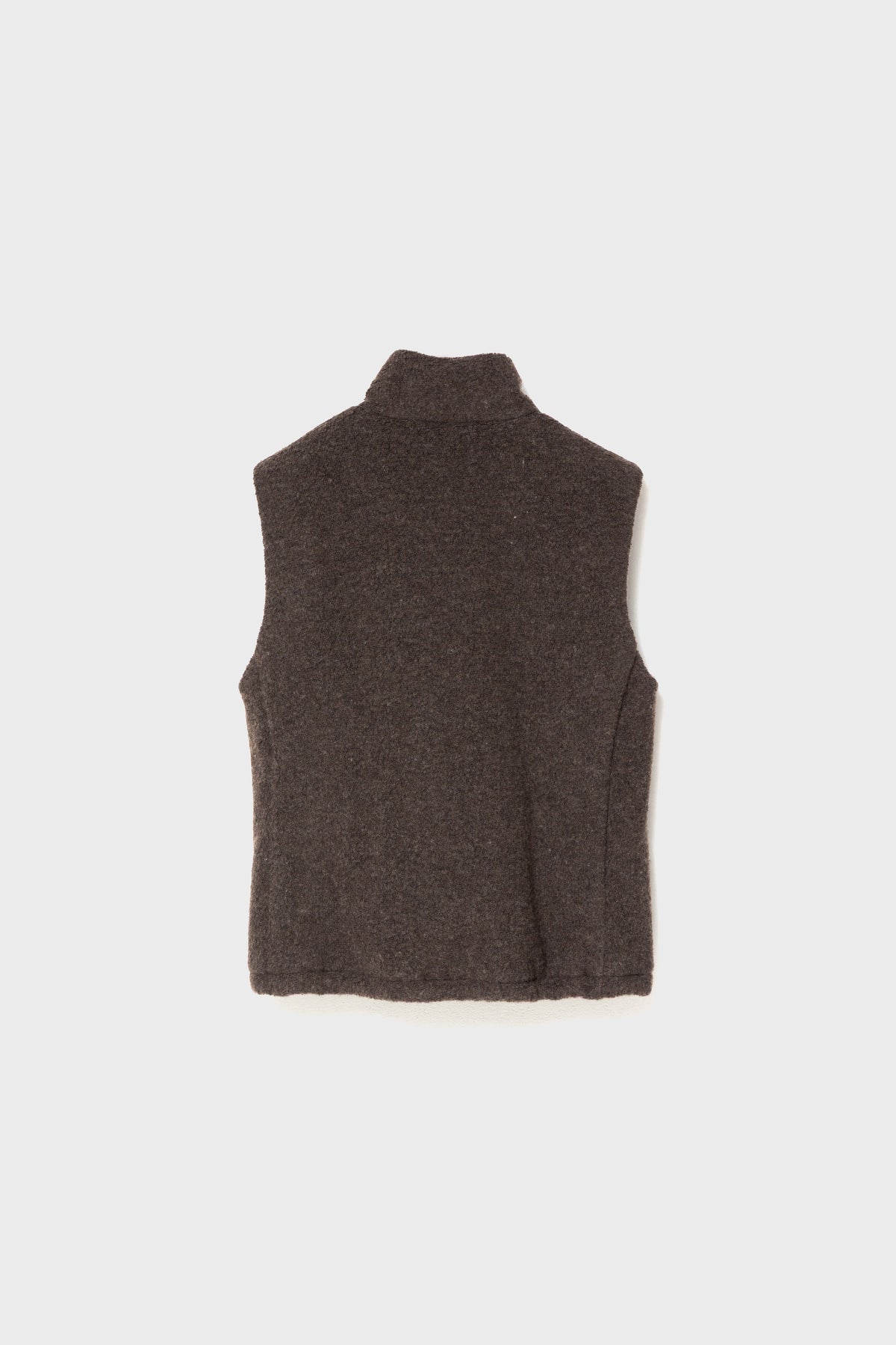 WOOLLY WARM VEST - Brown