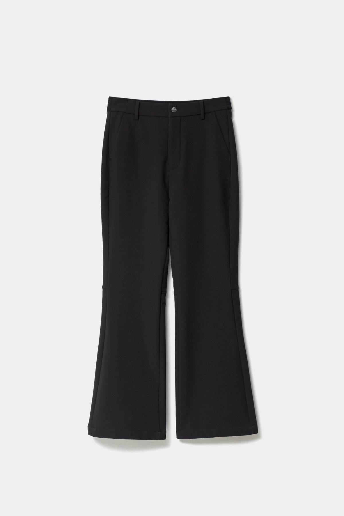 THERMAL FLARE PANTS - Black