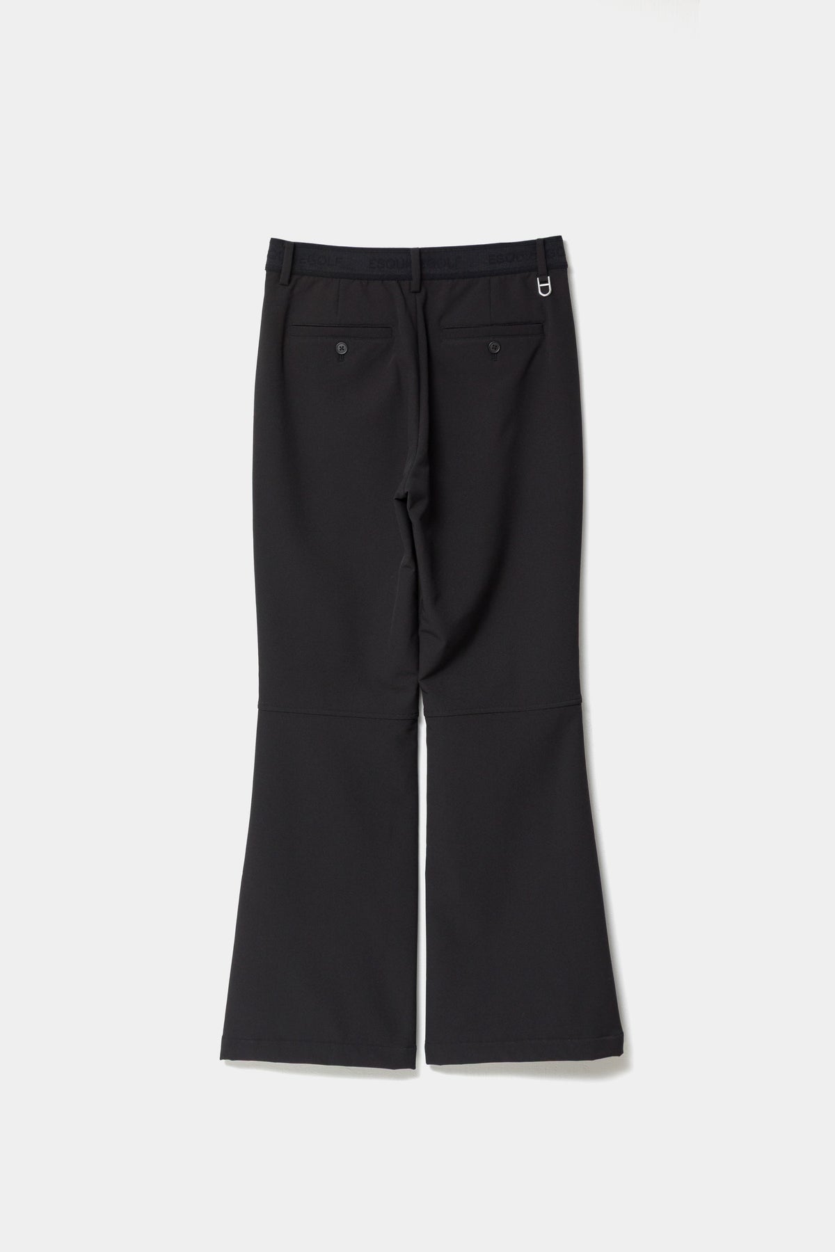 THERMAL FLARE PANTS - Black