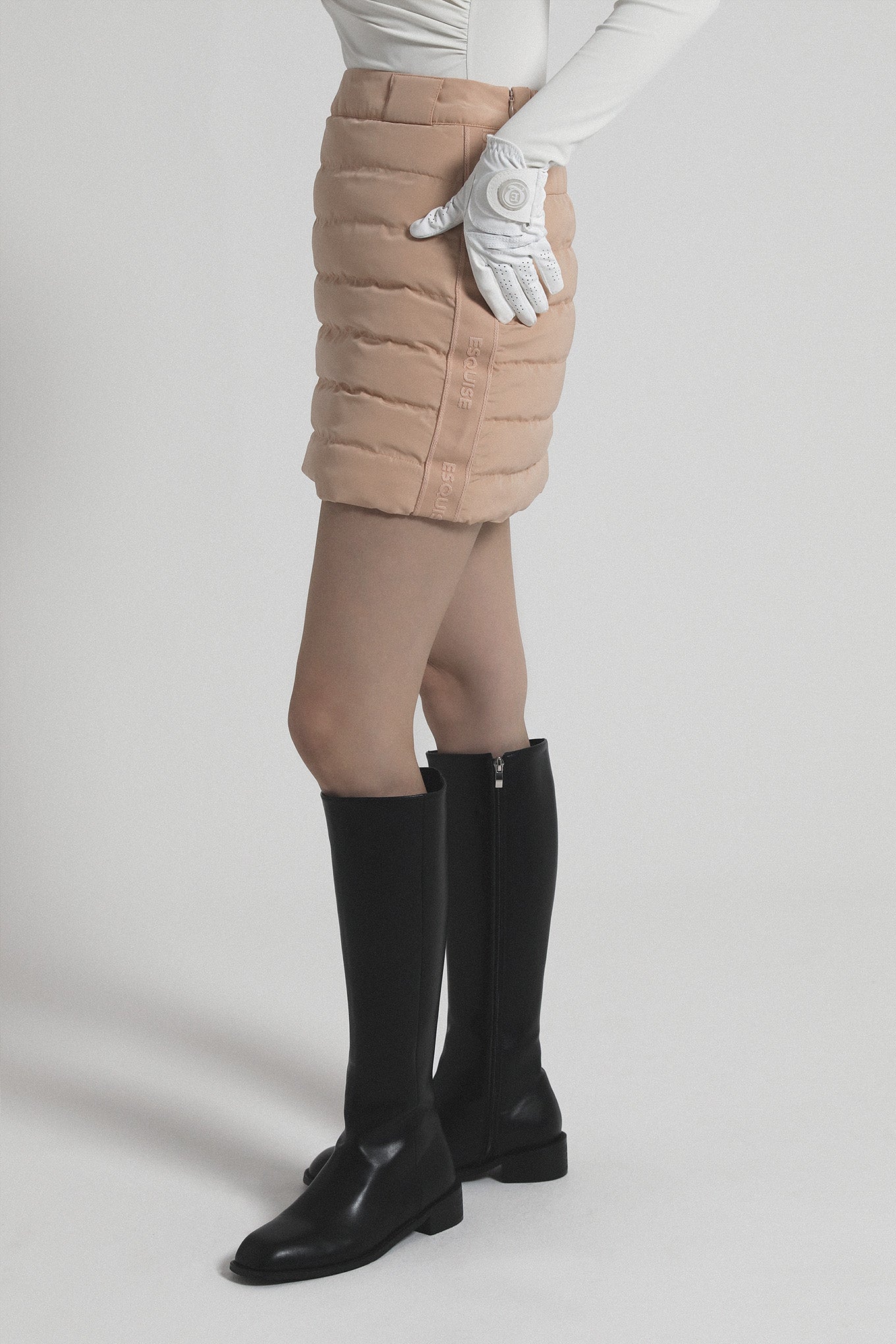 Eco-Down Warm Skirt - Vintage Pink