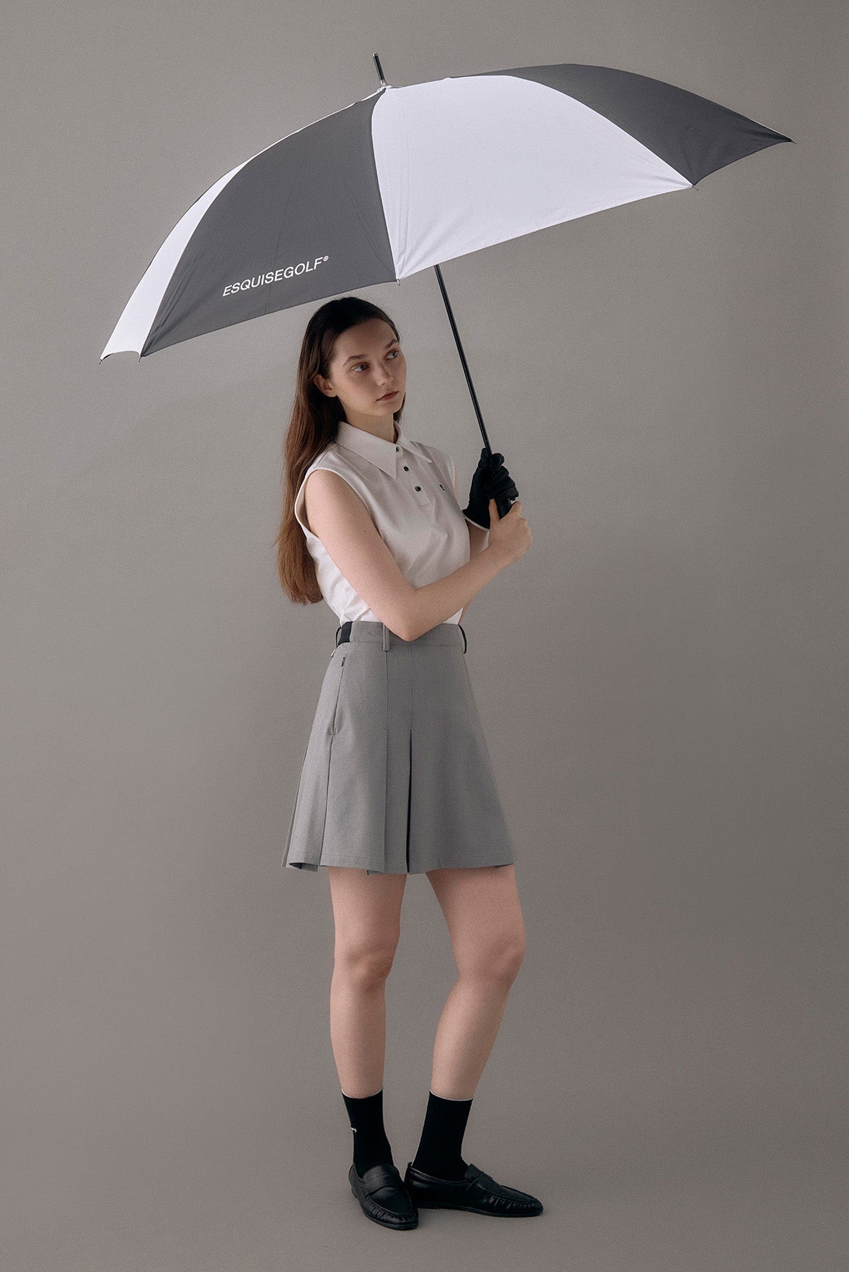 TWO-TONE UMBRELLA - Black&White