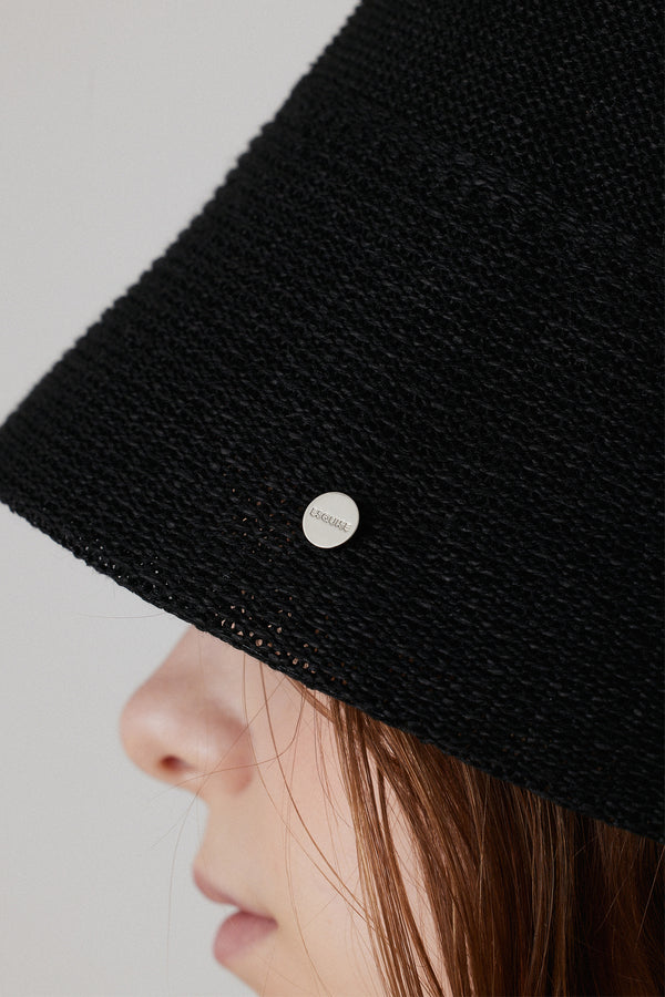 DEPTHY PAPER HAT - Black