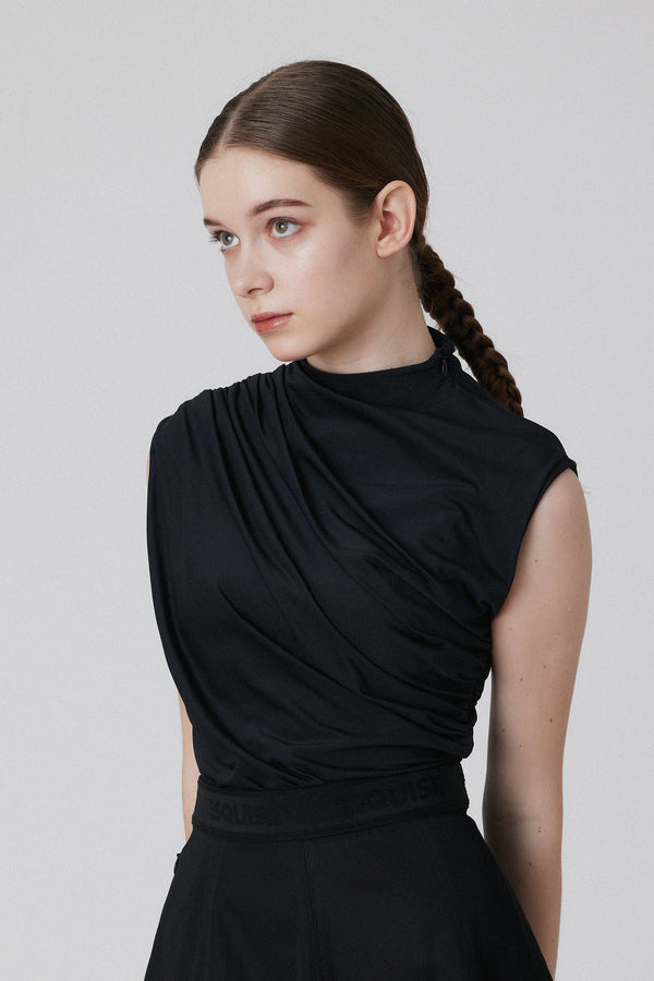 WAVE MOOD TOPS - Black