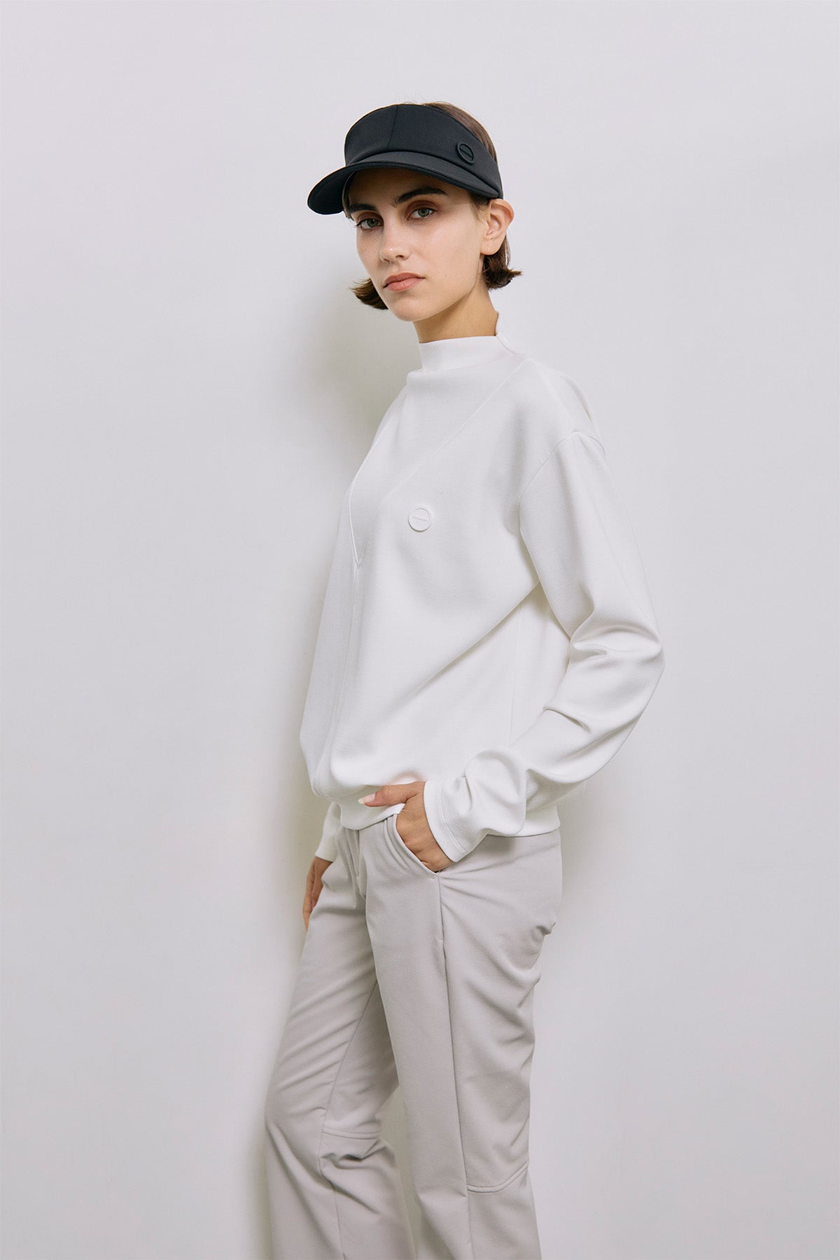 V MOCK TOPS - White