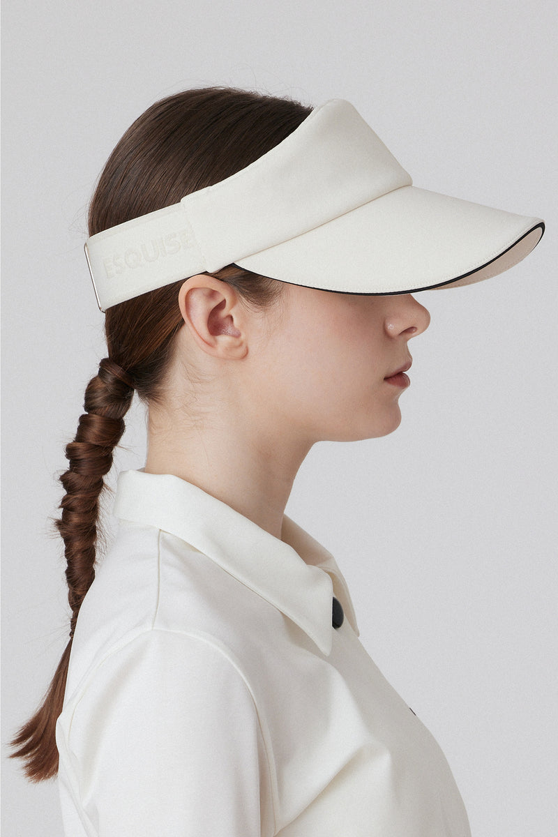 SLEEK CURVE VISOR - White