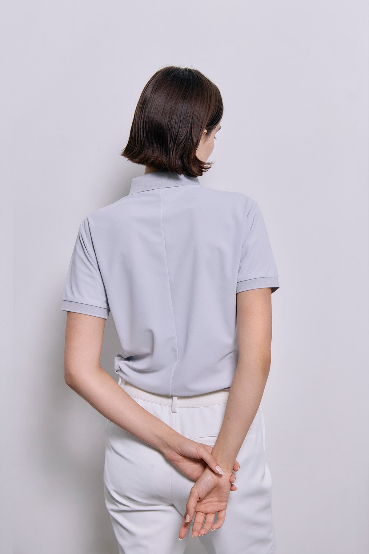 THE BASICS POLO LIGHT FEMME - LightGray