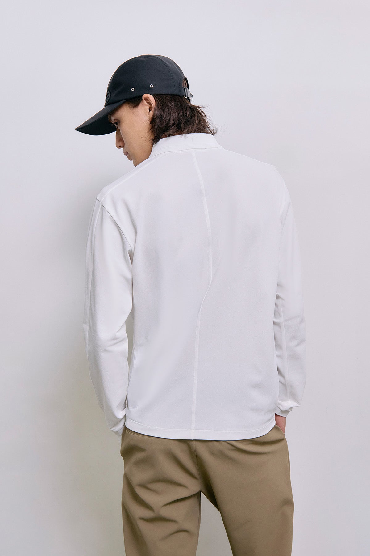 MOTION LONG POLO - White