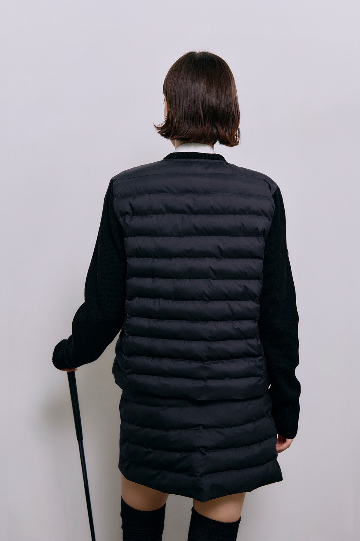 THE SILENT DOWN JKT - Black
