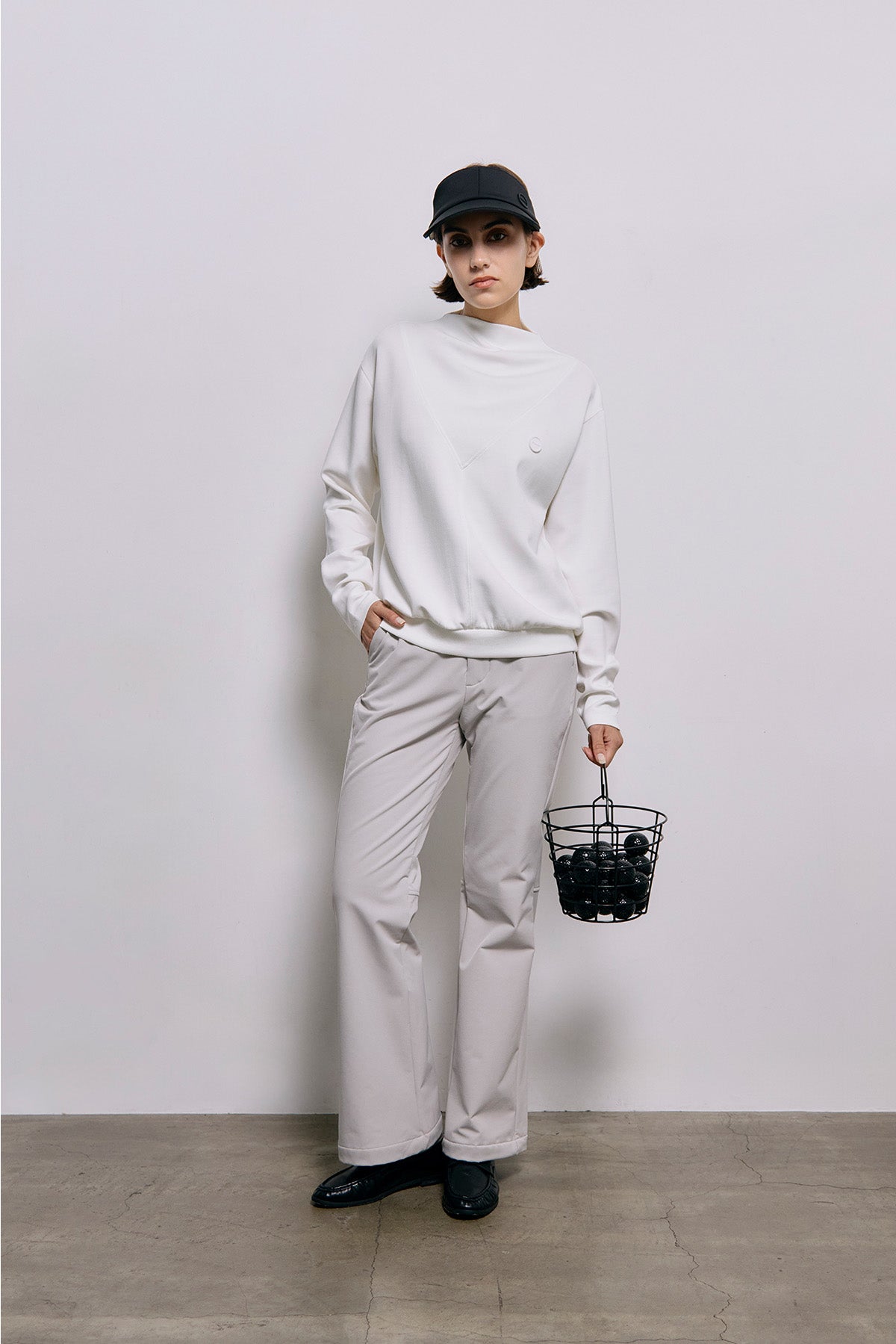 V MOCK TOPS - White