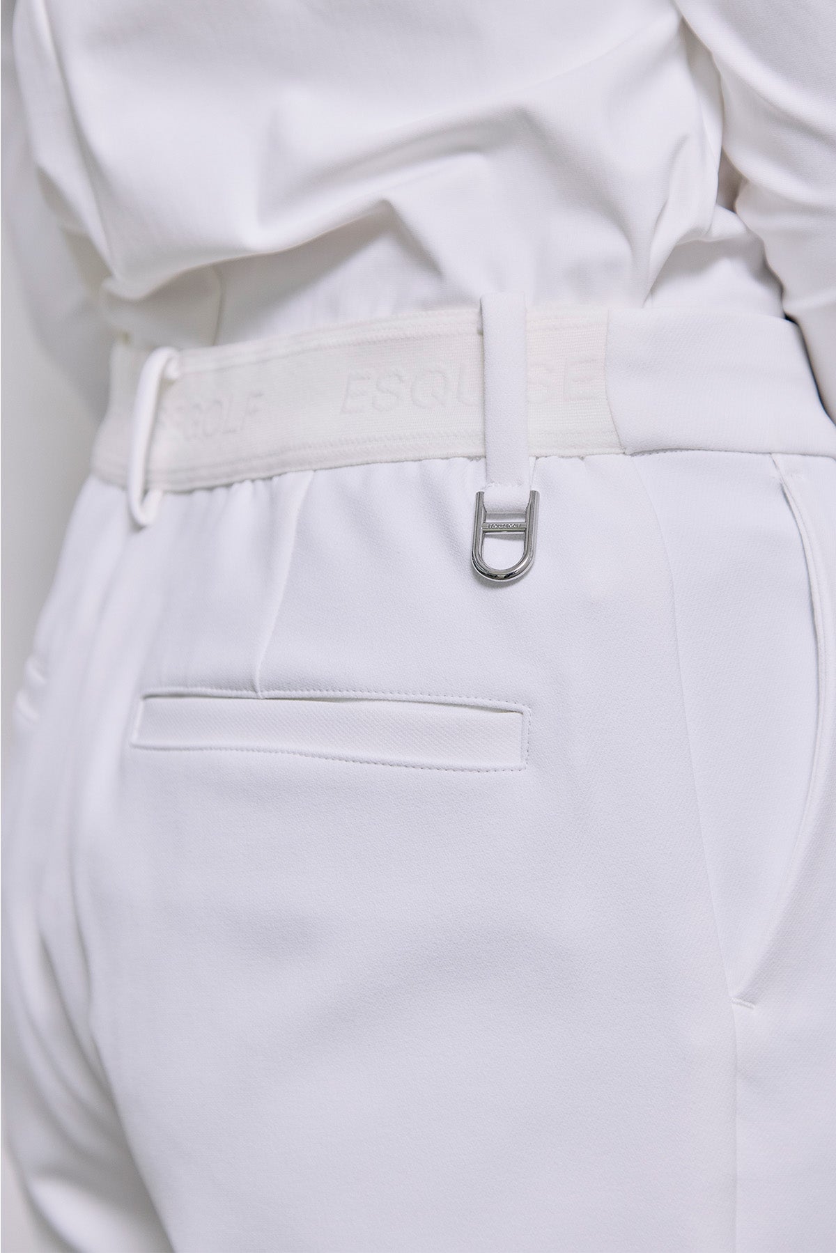 SLIT FLARE PANTS - White