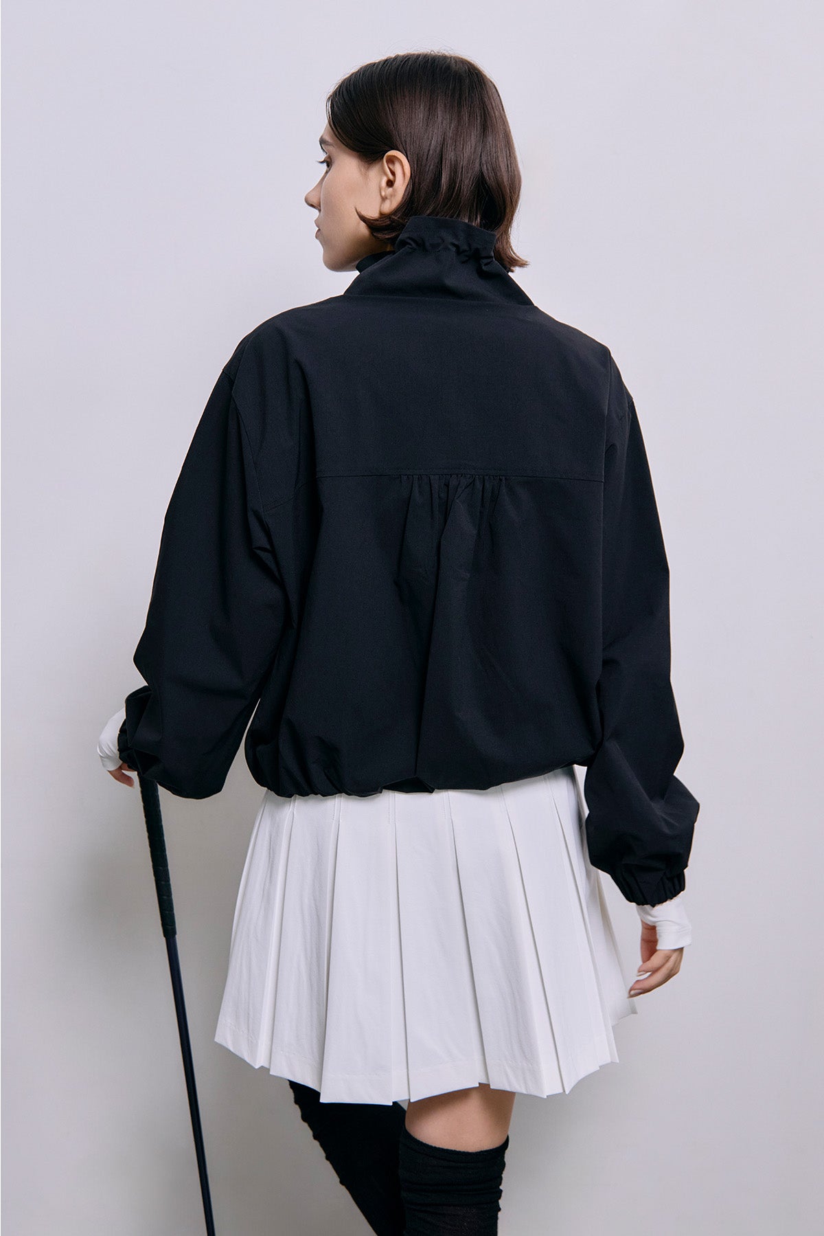 NYLON EFFORTLESS JKT - Black