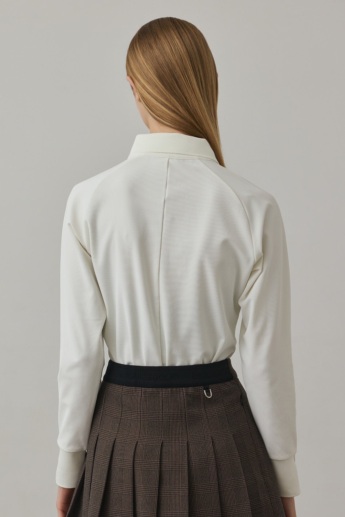 PEARLKNIT CUFFS POLO - White