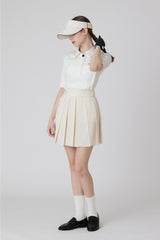 CLASSIC PLEATS SKIRT - Cream