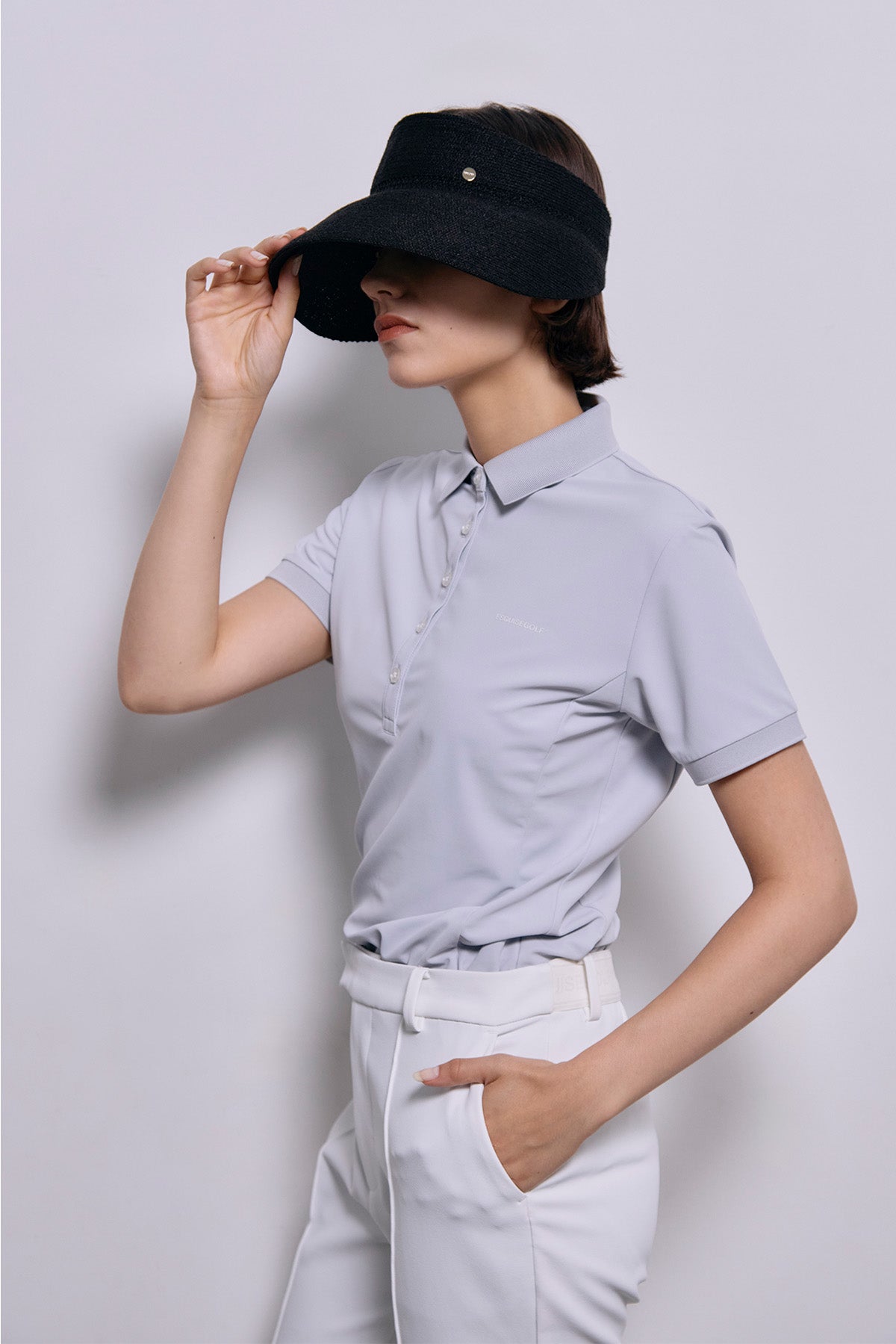 RIVAGE PACKABLE VISOR - Black
