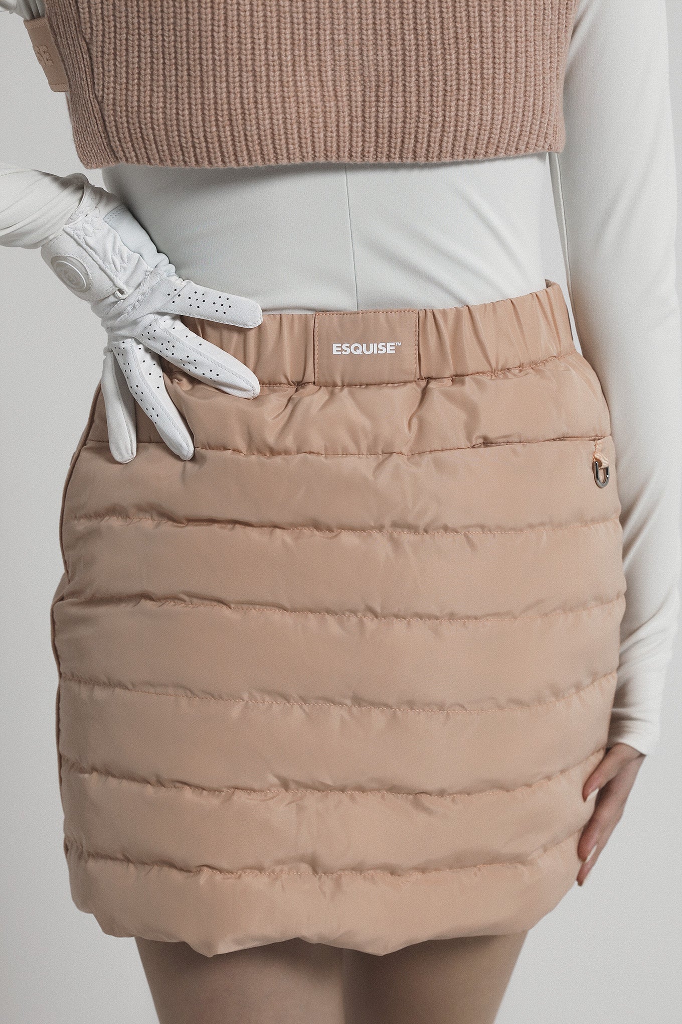 Eco-Down Warm Skirt - Vintage Pink