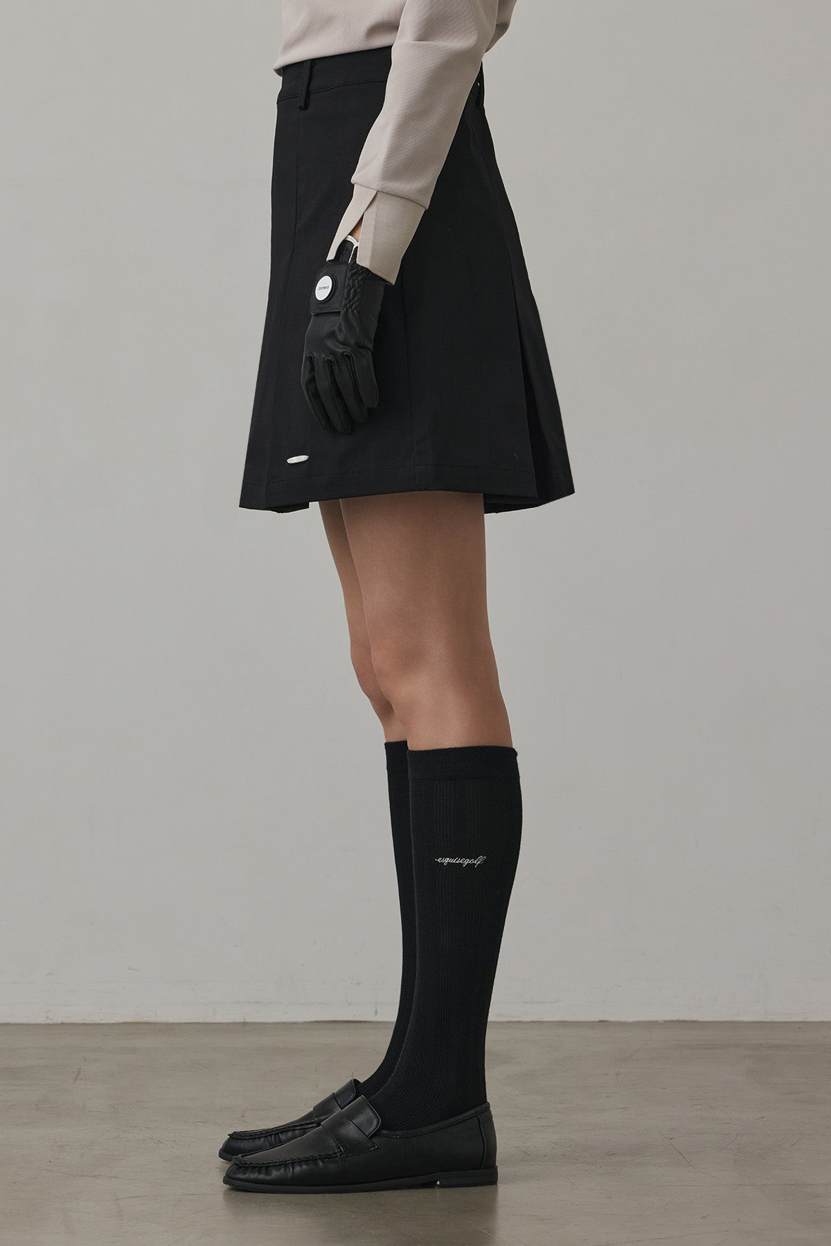 DAILY BOX PLEATS - Black