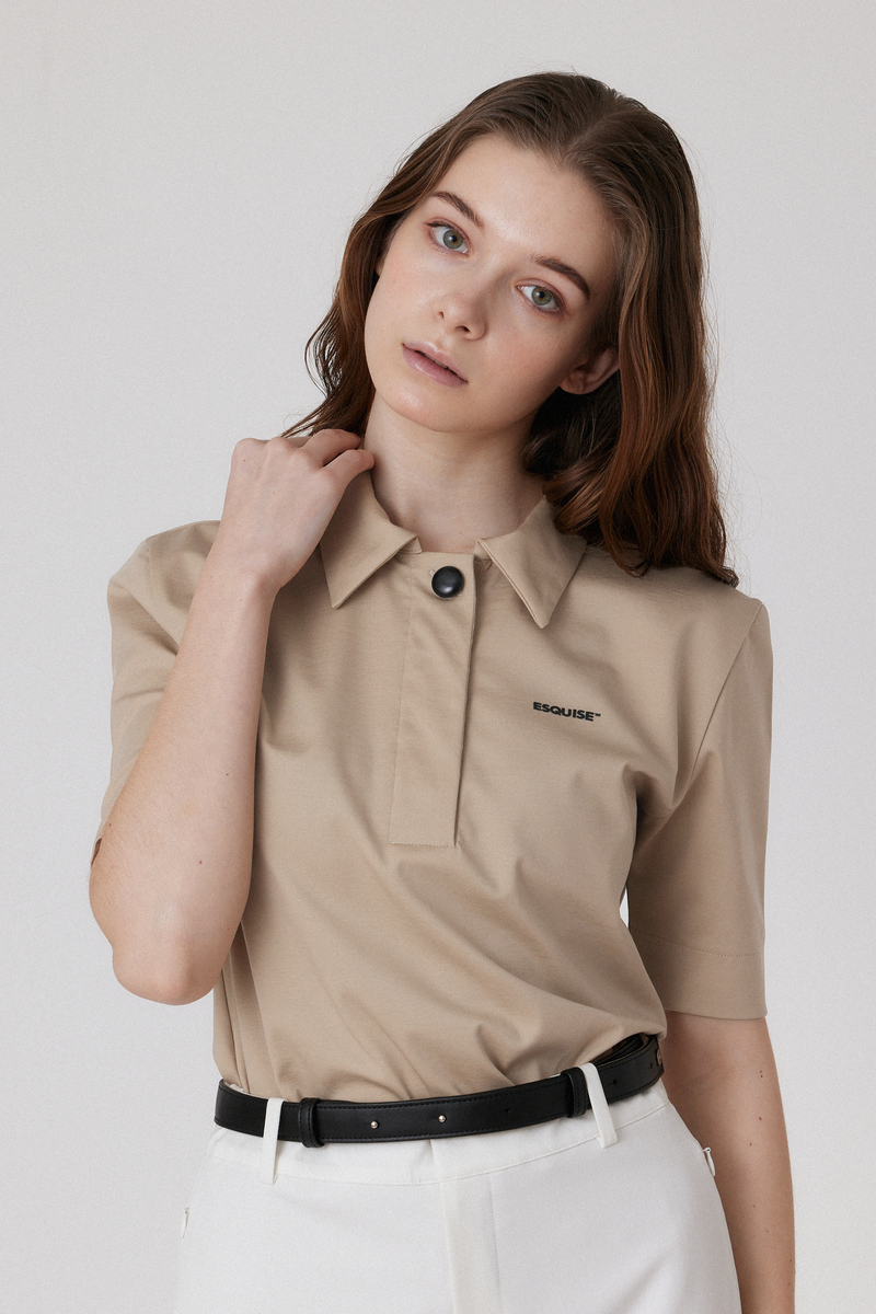 THE ESSENCE POLO - Beige