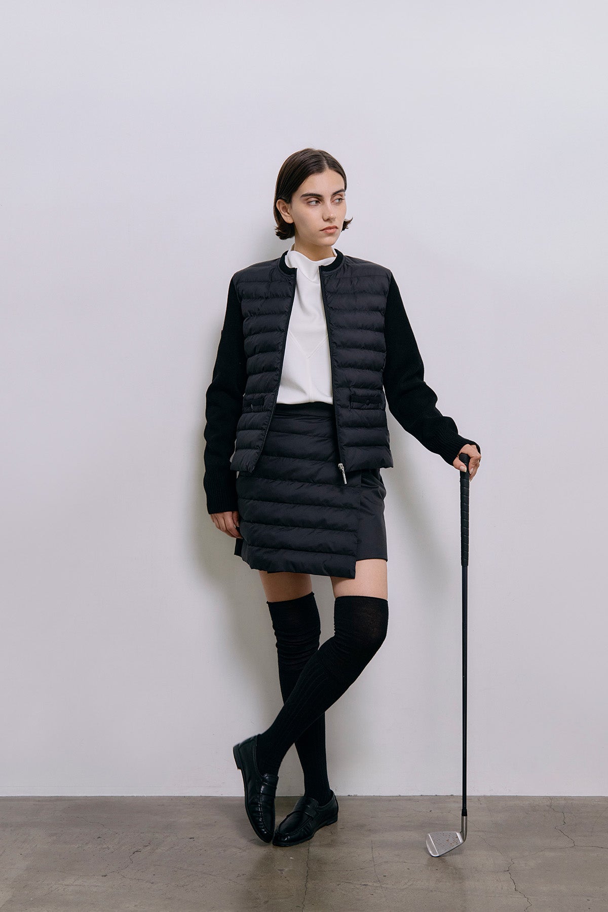 THE SILENT DOWN JKT - Black