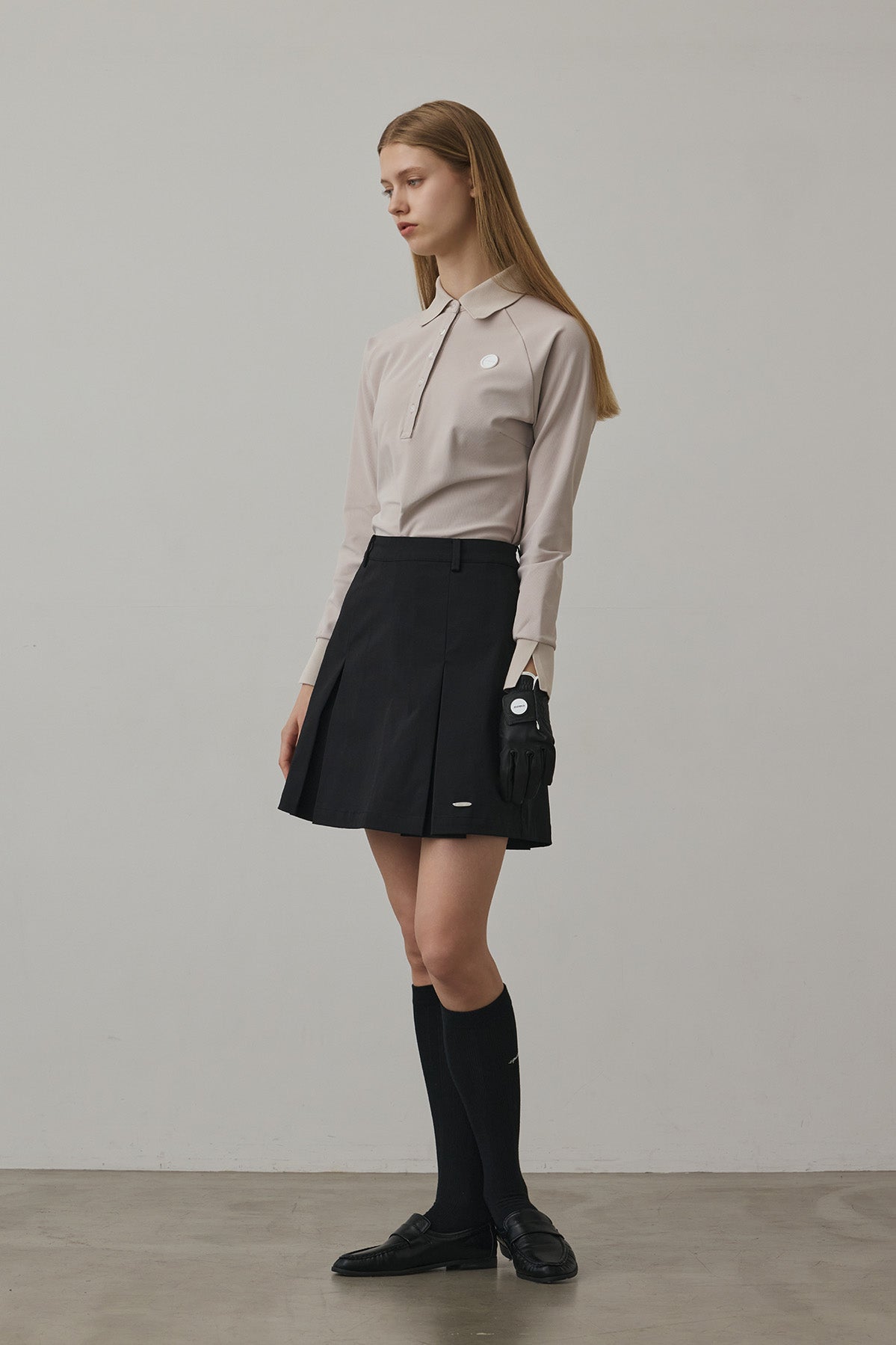 DAILY BOX PLEATS - Black