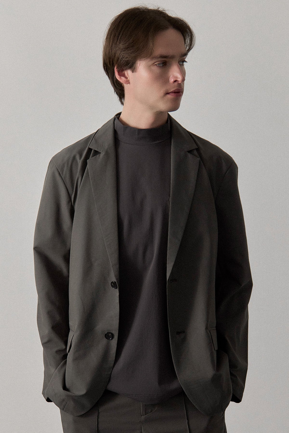AIR-DOT TAILORED JACKET - Charcoal