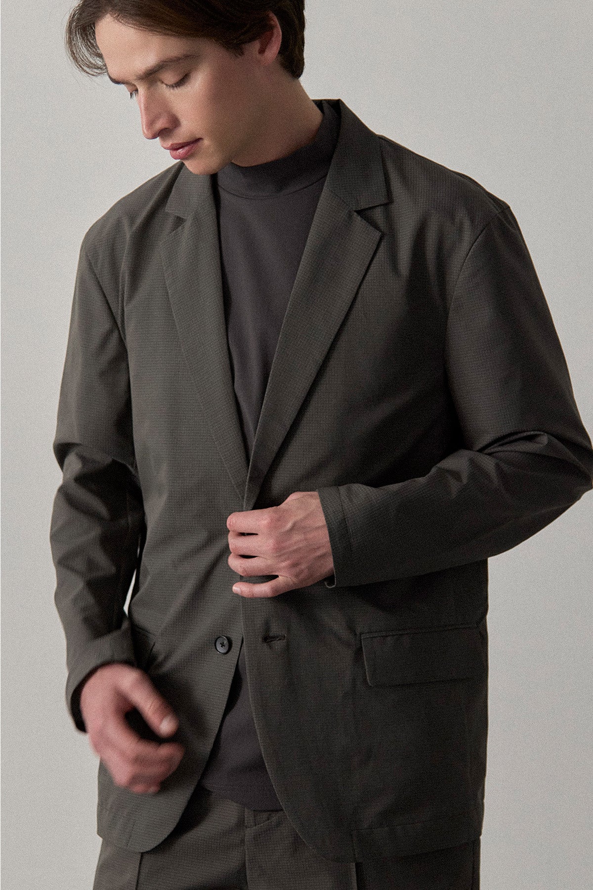 AIR-DOT TAILORED JACKET - Charcoal