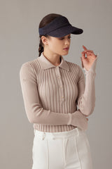 ESSENTIAL RIBBED KNIT - Beige