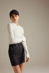 ESSENTIAL RIBBED KNIT - White